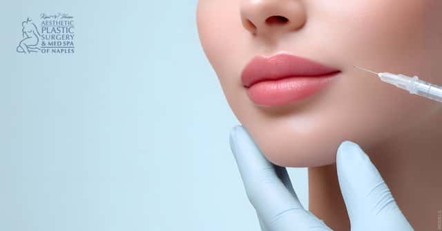 Woman receiving a dermal filler treatment (models)