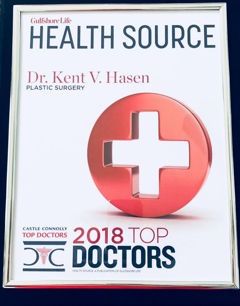 Dr. Hasen's Castle Connolly Top Doctors for 2018 award