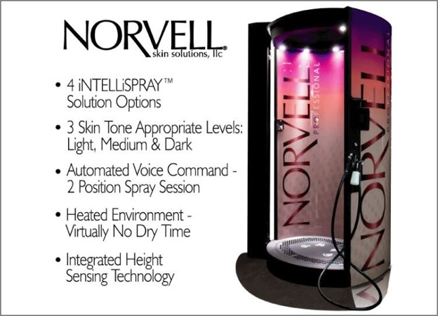 Norvell spray tan booth