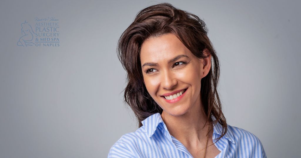 Model image of a smiling woman