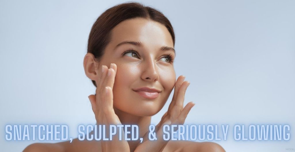 Snatched, sculpted, and seriously glowing. model image.