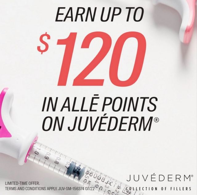 ALLÉ® Double Points Are Back! Earn Double Points when you’re treated with 2‍-‍3 syringes of JUVÉDERM®products in the same visit. That’s up to $120 in Allē® points!

Don't miss this deal, book your appointment at 239.262.5662 or ask our patient concierge how to Download the Allé® app (on the App Store or Google play) today. Terms and conditions apply.*

https://www.drhasen.com/patient-info/alle-rewards-program/

#drnaples