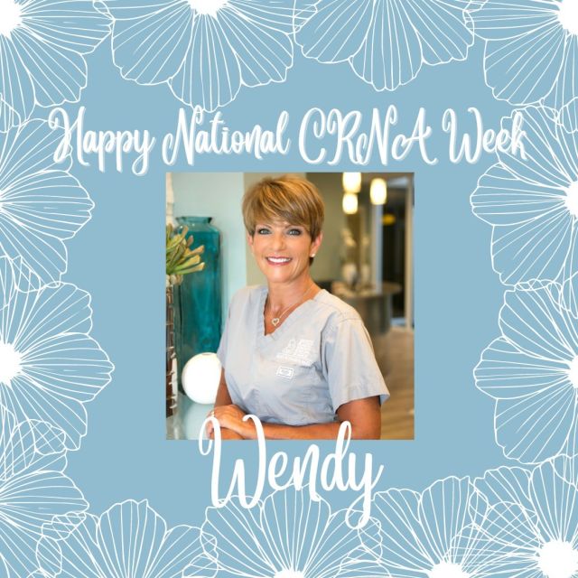 It's National CRNA Week!

We want to shoutout our Nurse Anesthetist, Wendy 🥰 We are so very appreciative for all that you do for this office, we hands down have the BEST CRNA❤️

Thank you for being you!